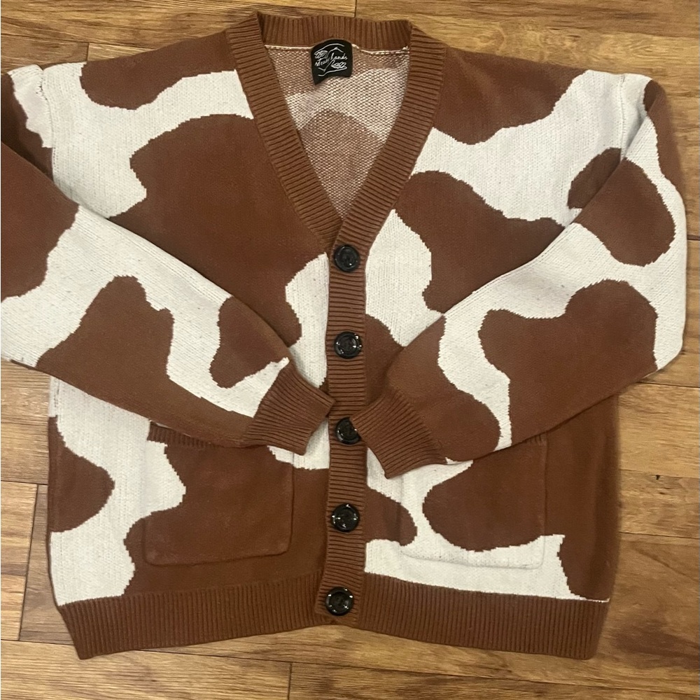 Steady Hands “Cowdigan” Sweater